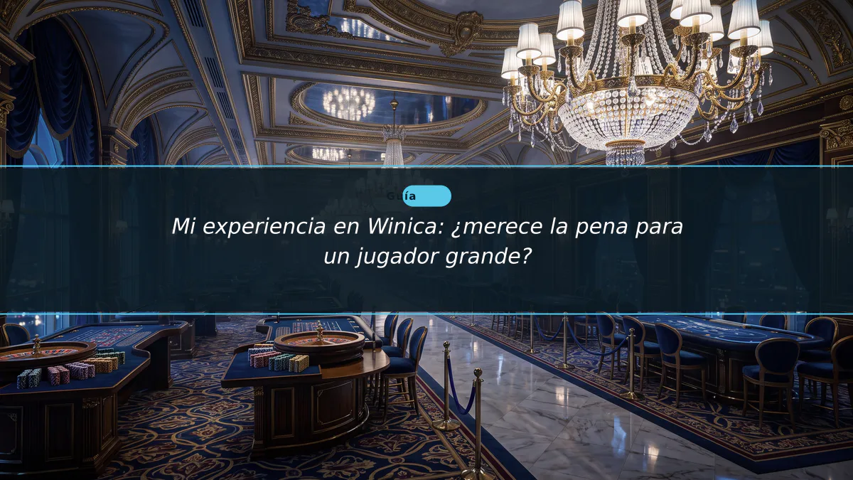 Mi experiencia en Winica: ¿merece la pena para un jugador grande?