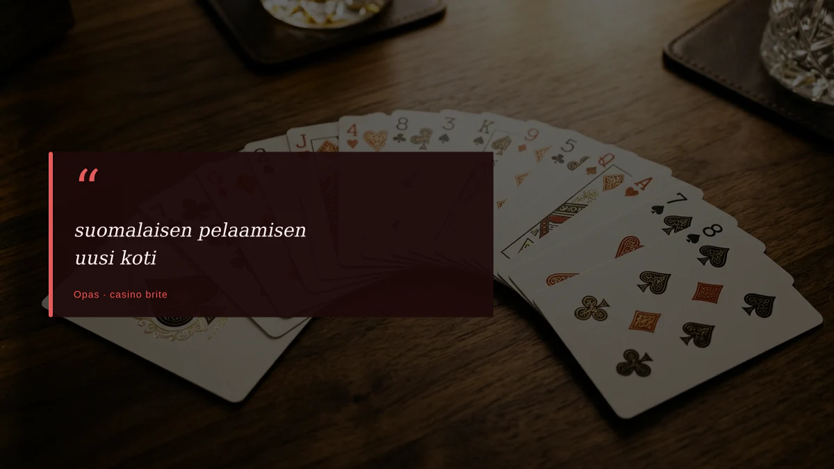 suomalaisen pelaamisen uusi koti