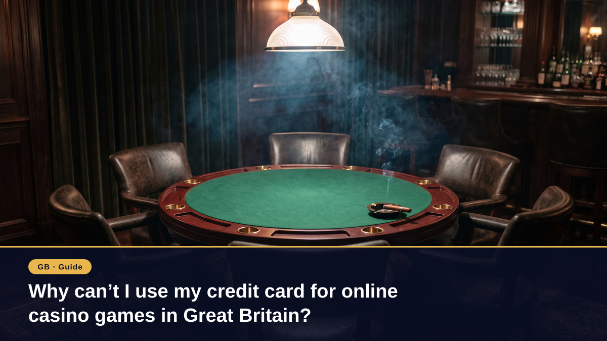 Why can’t I use my credit card for online casino games in Great Britain? Why can’t I use my credit card for online casino games in Great Britain?