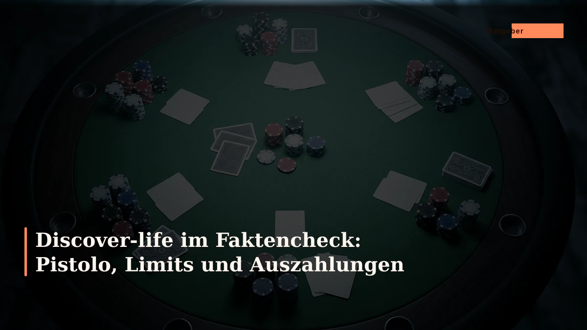 Discover-life im Faktencheck: Pistolo, Limits und Auszahlungen