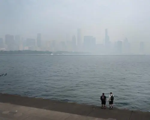 North America Chokes on Widespread Wildfire Smoke