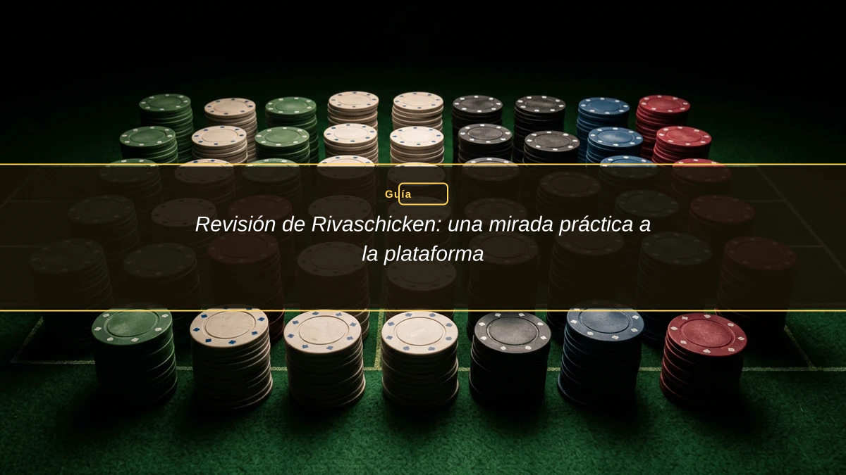 Revisión de Rivaschicken: una mirada práctica a la plataforma