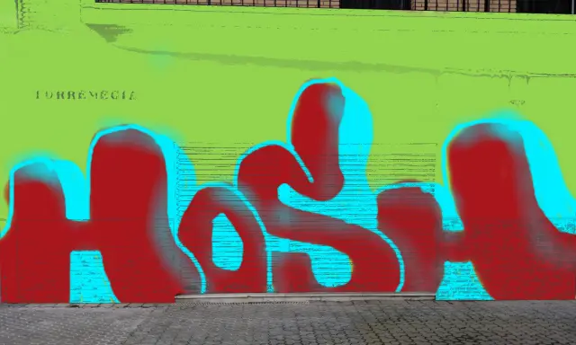 Graffiti artwork by hosha