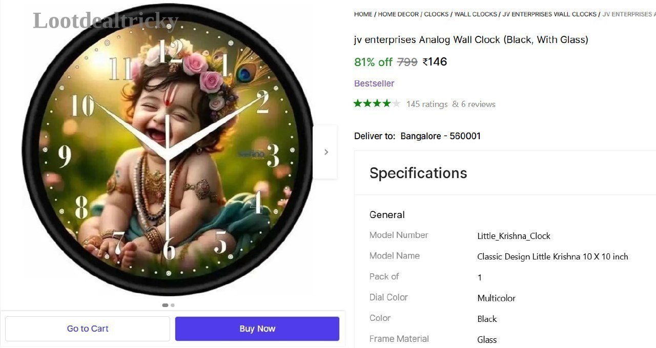 analog Wall Clock Offer Image