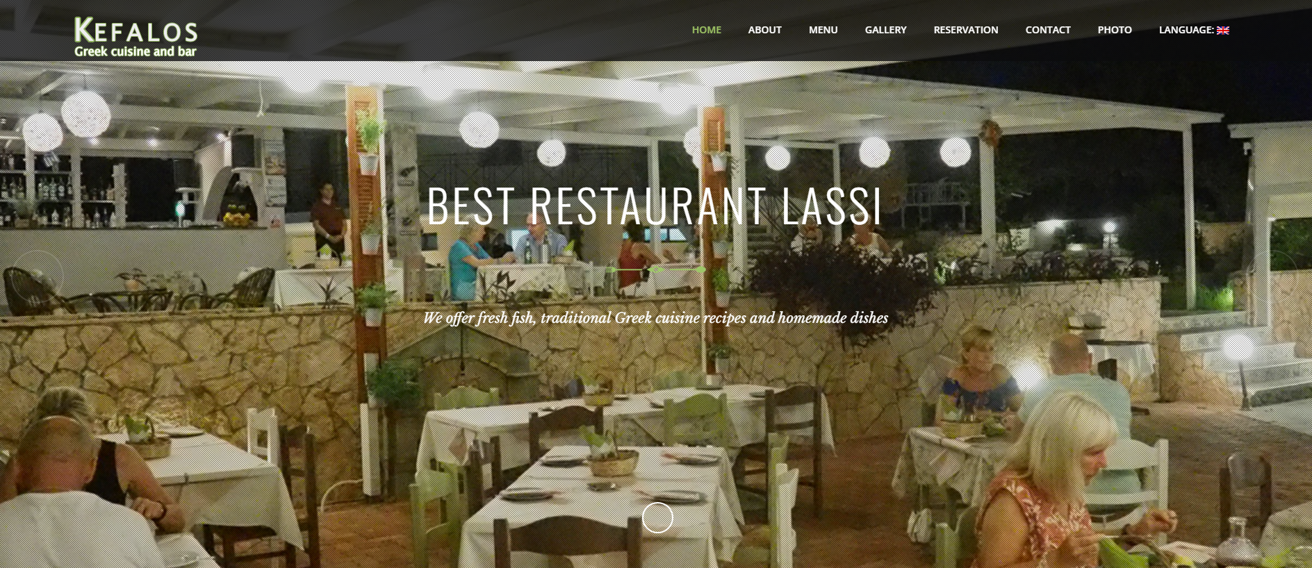 Stored capture of kefalosrestaurant-lassi.com