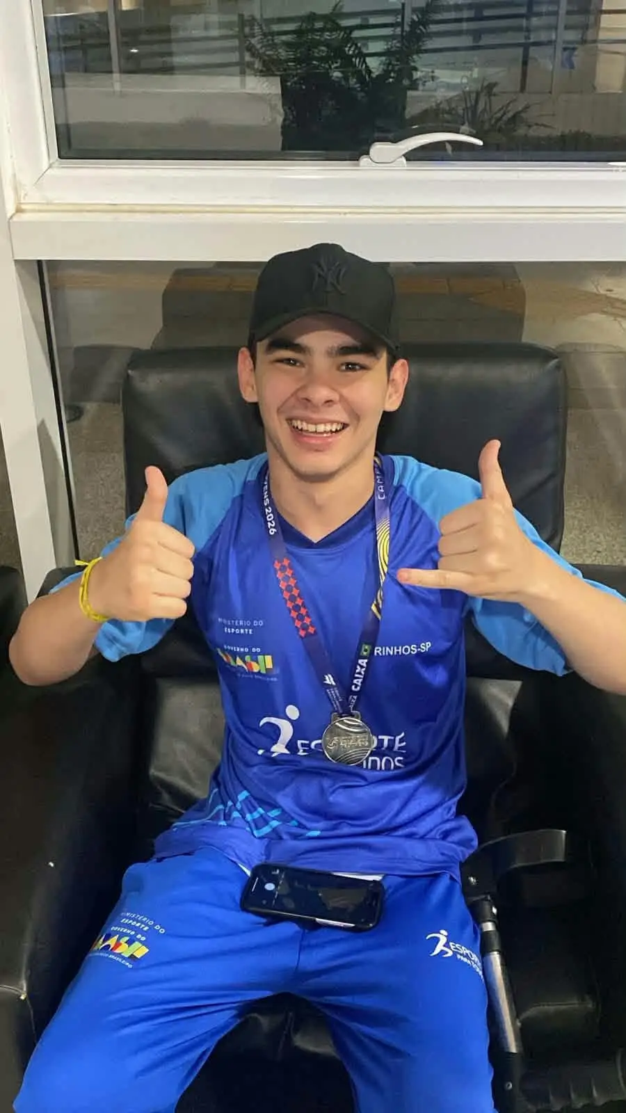 Atleta ourinhense Luís Otávio conquista 1º e 2º lugares no Campeonato Brasileiro de Jovens em São Paulo