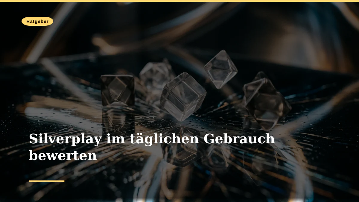 Silverplay im täglichen Gebrauch bewerten