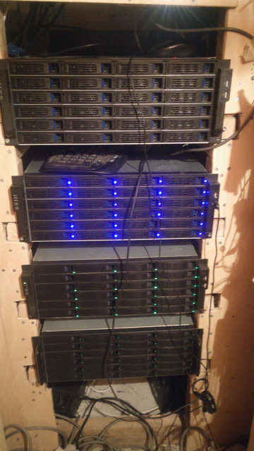 Basement Sever Rack Anyone build or house a server rack under their basement stairs ...