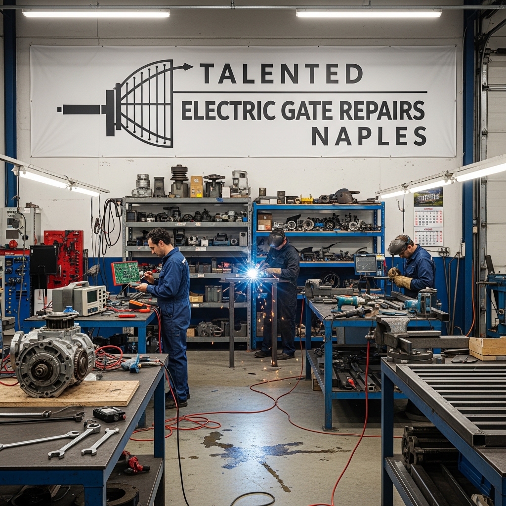 Talented Techs Electric Gate Repairs Logo - Gate Repair Service