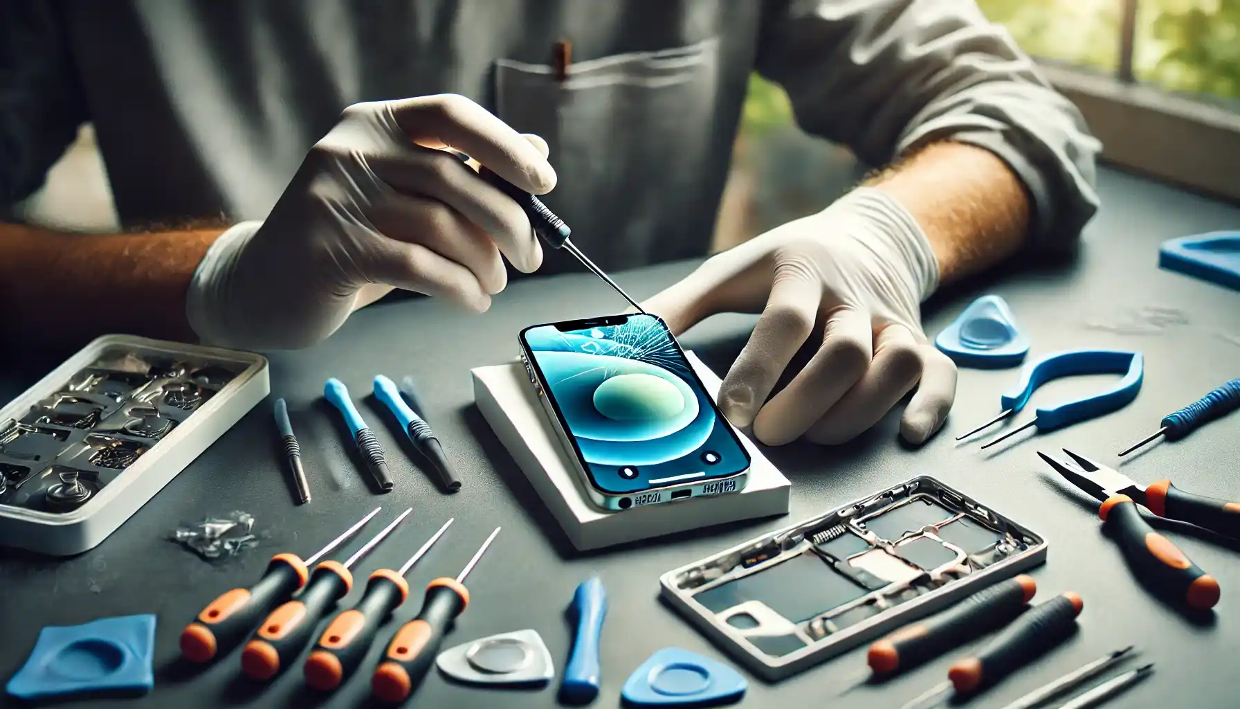 Remplacement d'écran smartphone