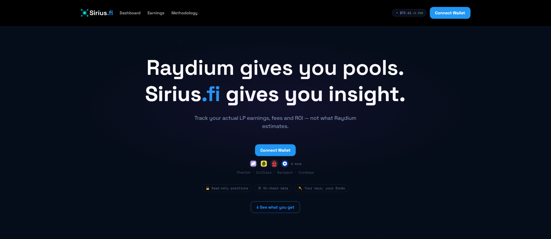 Stored capture of siriusfi.app
