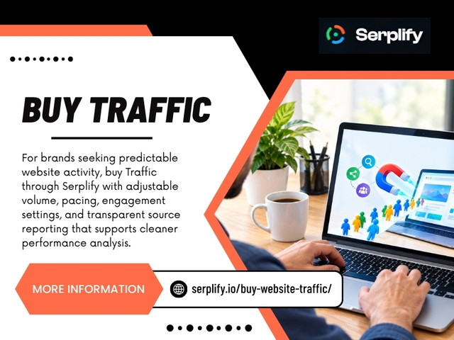 Businesses that buy traffic from several places simultaneously may find it difficult to work out which source deserves more investment. A smaller test can provide a cleaner starting point.

Click here for more information: https://serplify.io/buy-website-traffic/

Read Our Blogs:
https://serplifyofficial.wordpress.com
https://serplifyio.medium.com/
https://serplifyio.mystrikingly.com/

More Links:
https://joy.bio/serplifyio
https://www.ted.com/profiles/52104477
https://www.davidrio.com/profile/serplifyio/profile