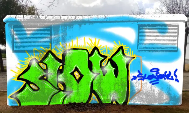 Graffiti artwork by SLOW0NE
