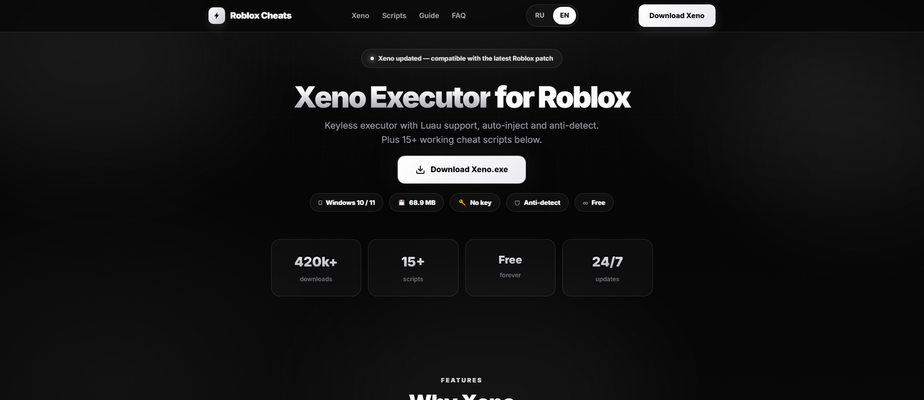 Stored capture of robloxcheats.sbs