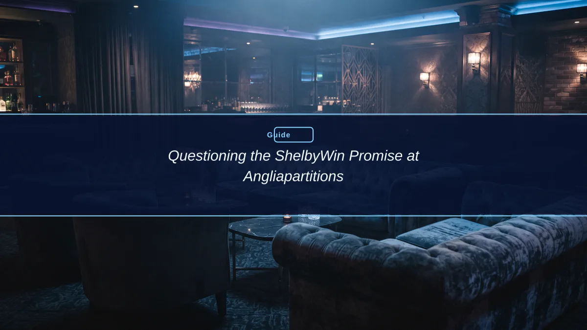 Questioning the ShelbyWin Promise at Angliapartitions