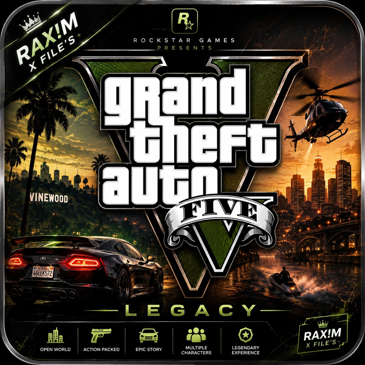 Grand Theft Auto V / GTA 5 (Legacy) – v1.0.3725.0