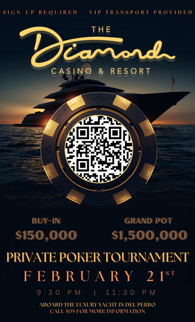 Poker Tournament Poster