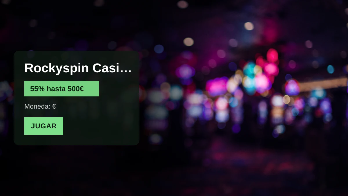 Rockyspin Casino — bono de bienvenida 55% hasta 500€ + 250 FS, pagos: Visa, Mastercard, Skrill, Neteller, Paysafecard Rockyspin Casino — bono de bienvenida 55% hasta 500€ + 250 FS, pagos: Visa, Mastercard, Skrill, Neteller, Paysafecard