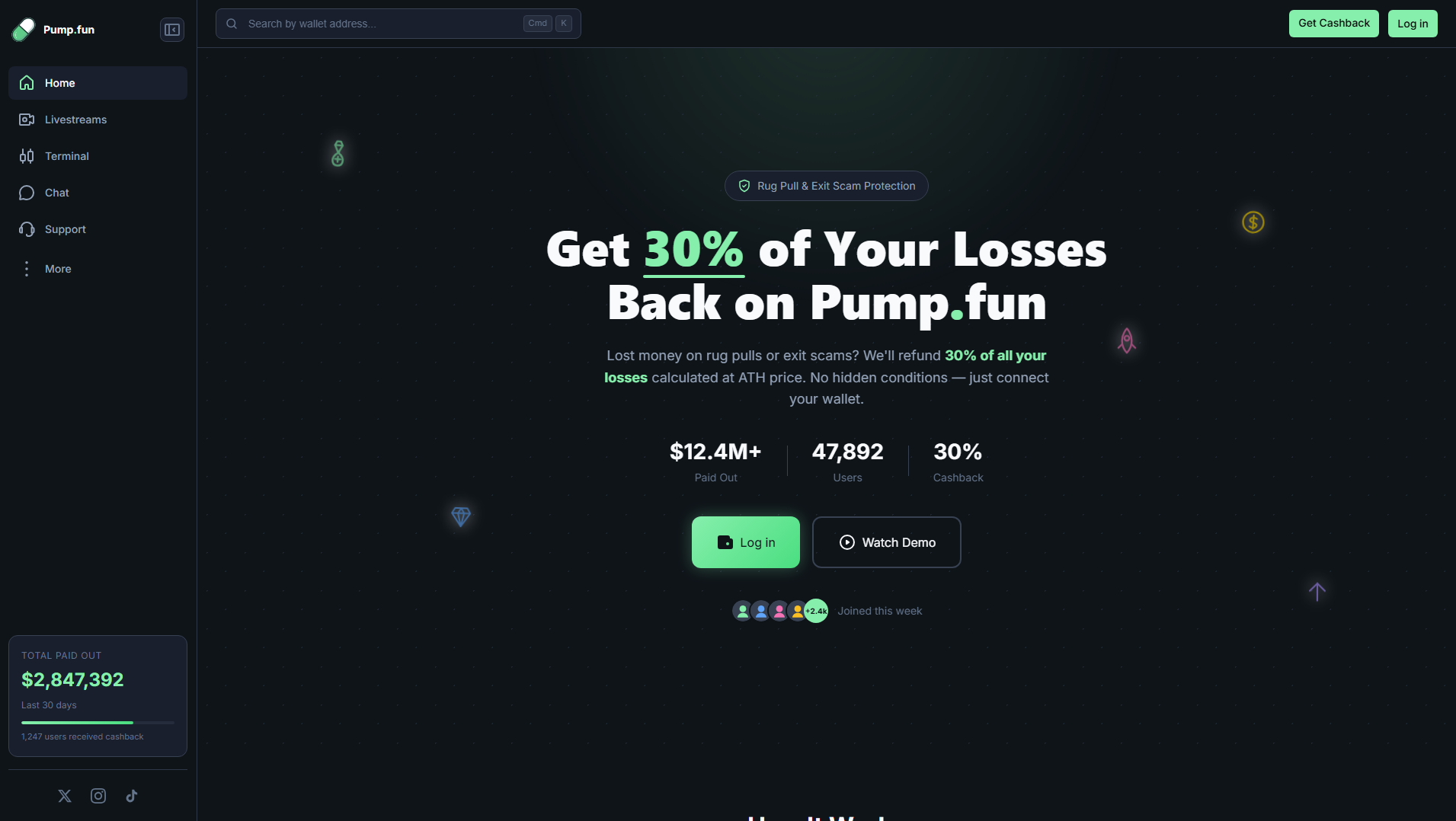 Stored capture of claimfees-pumps.fun
