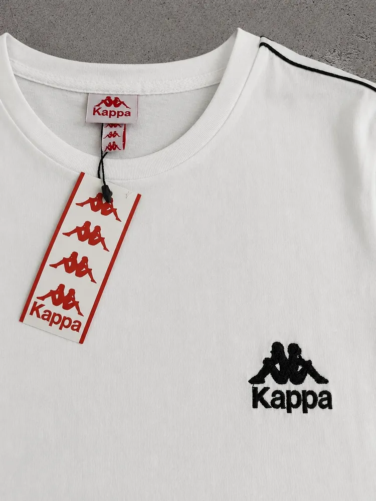 Костюм Kappa білий з білим лампасом