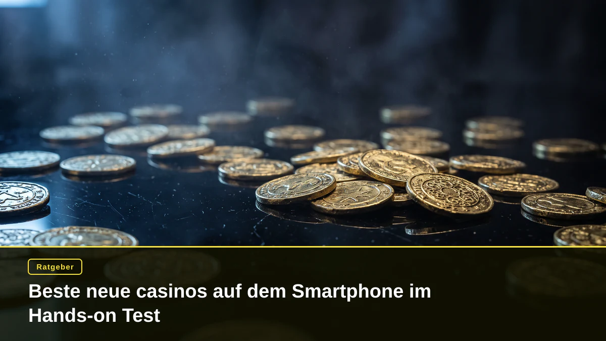 Beste neue casinos auf dem Smartphone im Hands-on Test