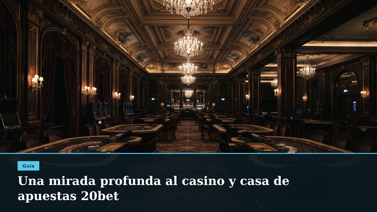 Una mirada profunda al casino y casa de apuestas 20bet