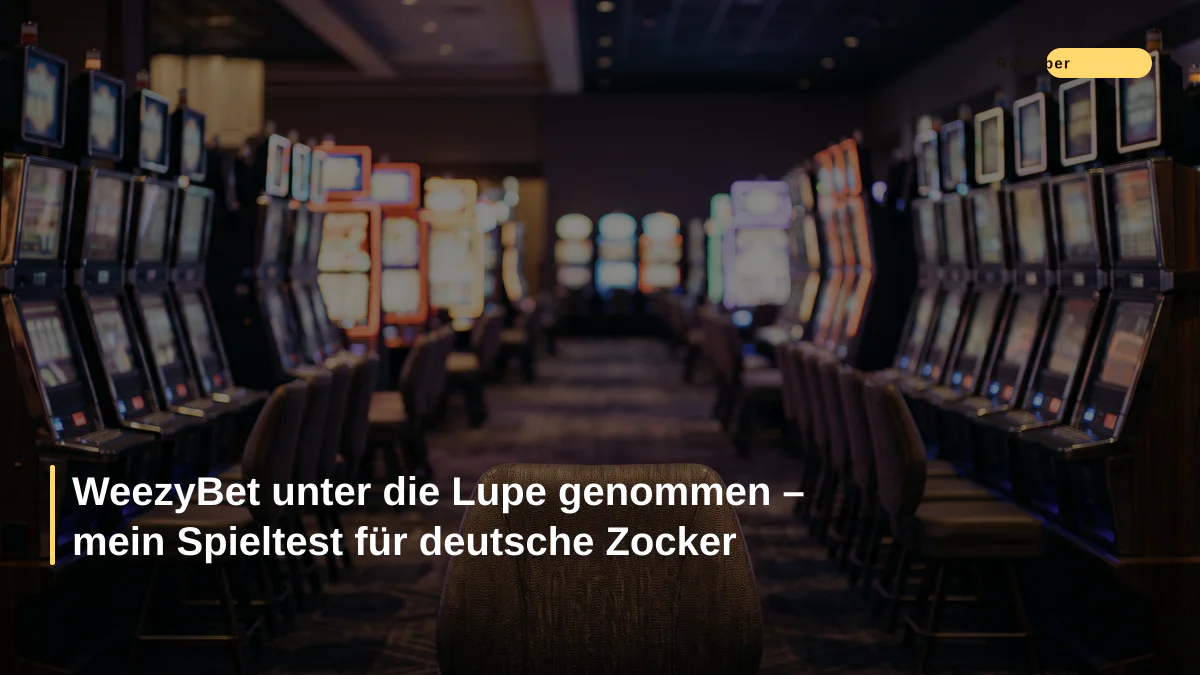 WeezyBet unter die Lupe genommen – mein Spieltest für deutsche Zocker