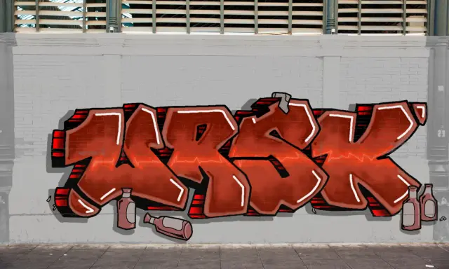 Graffiti artwork by Ursk