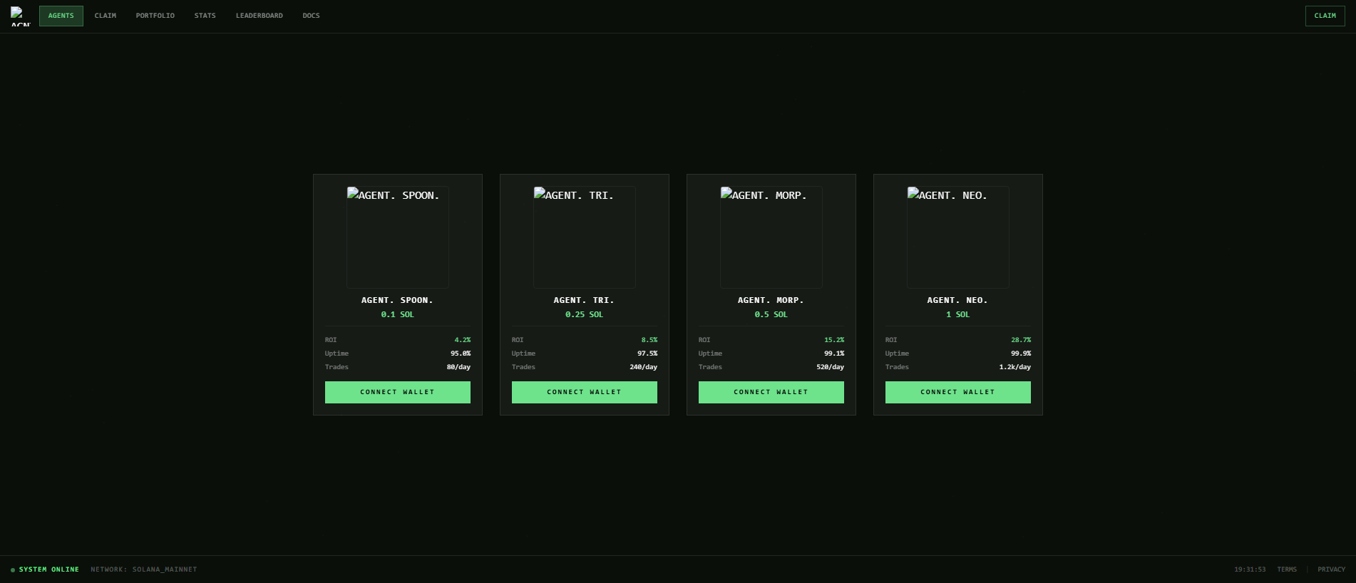 Screenshot of agent-2mx.pages.dev