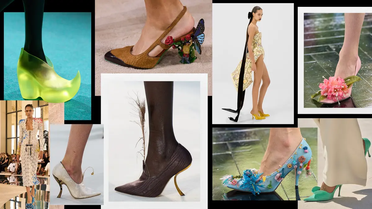 Couture Show-urile dezvăluie tendințe ciudate de încălțăminte