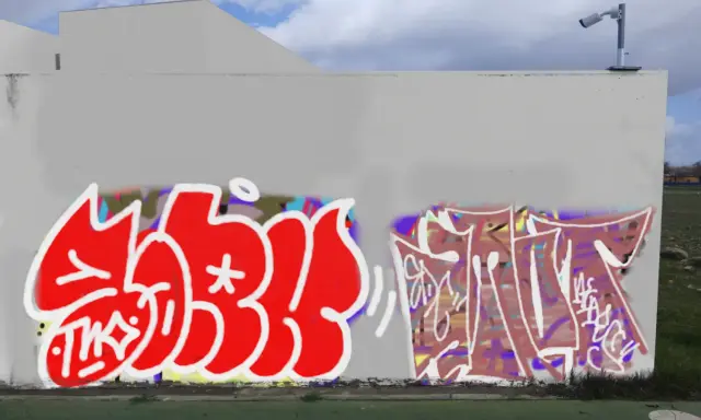 Graffiti artwork by Sark