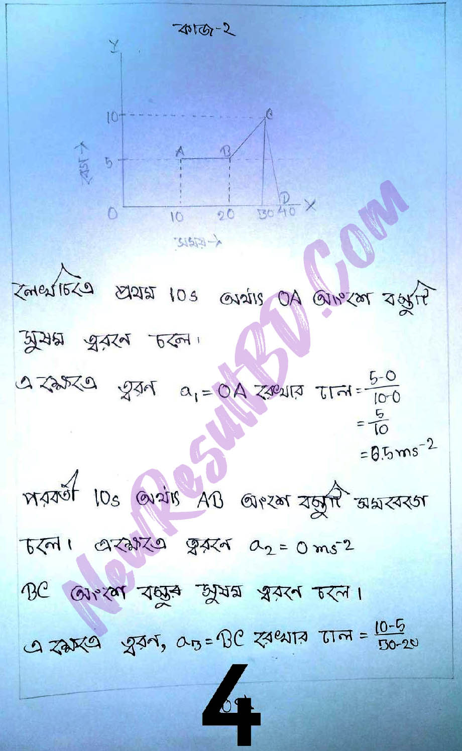 Class 9 Physics 13th Week Assignment 2021 Answer