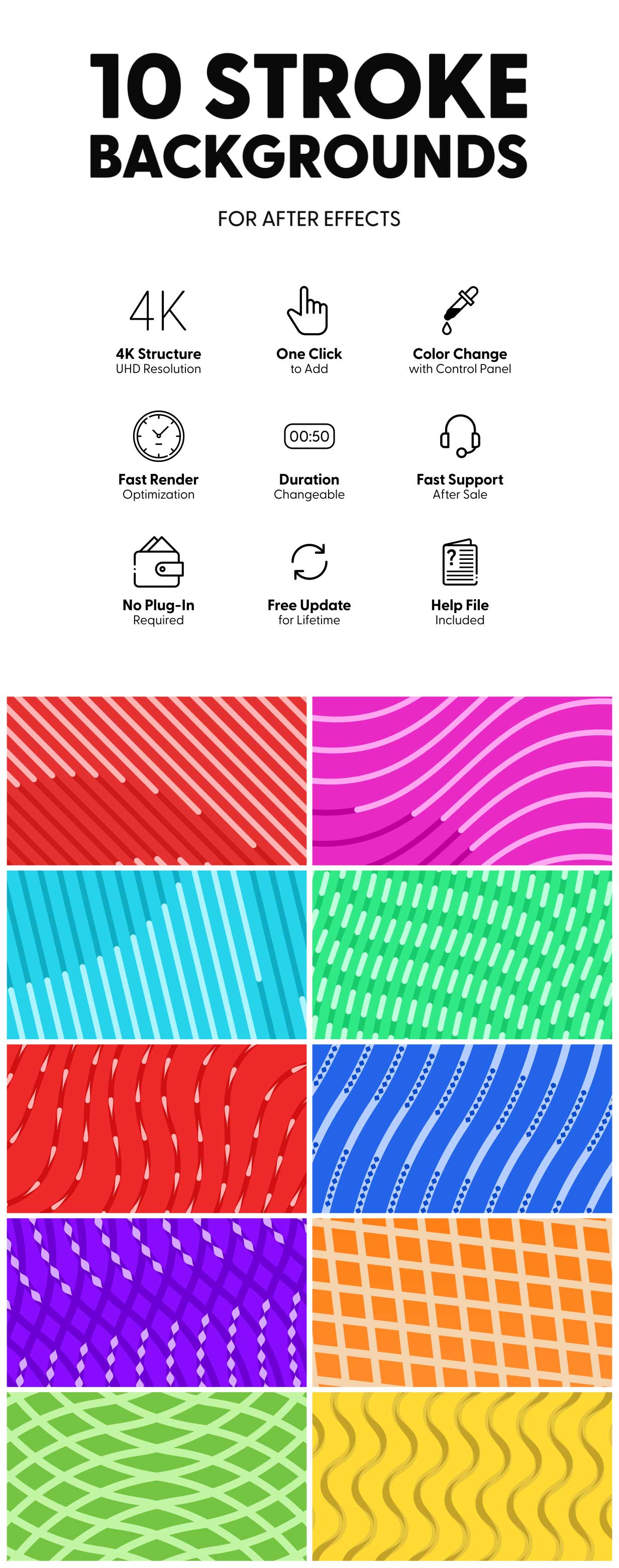 Stroke Backgrounds - 2