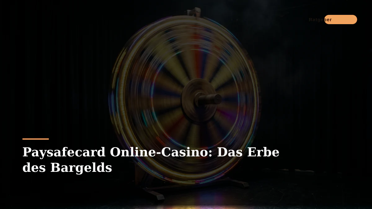 Paysafecard Online-Casino: Das Erbe des Bargelds
