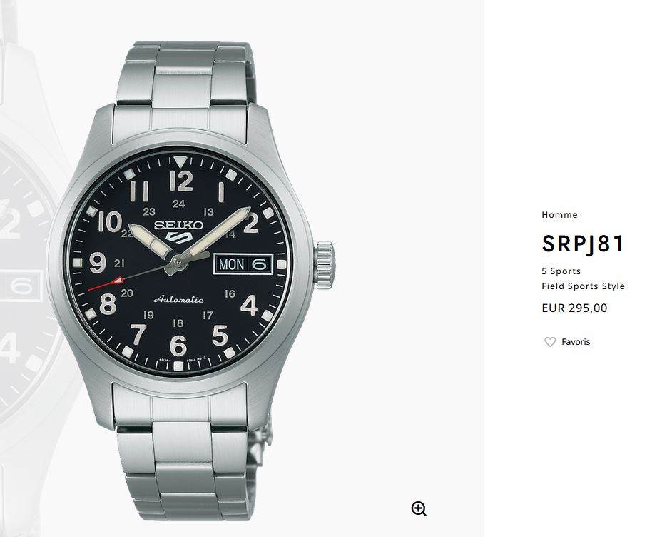 Première montre pour un ado Seiko