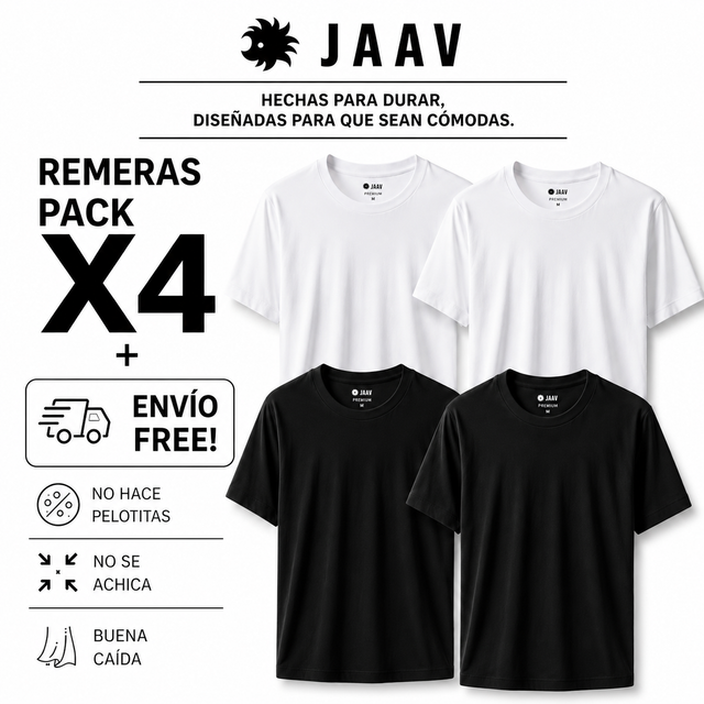 Pack Remeras JAAV