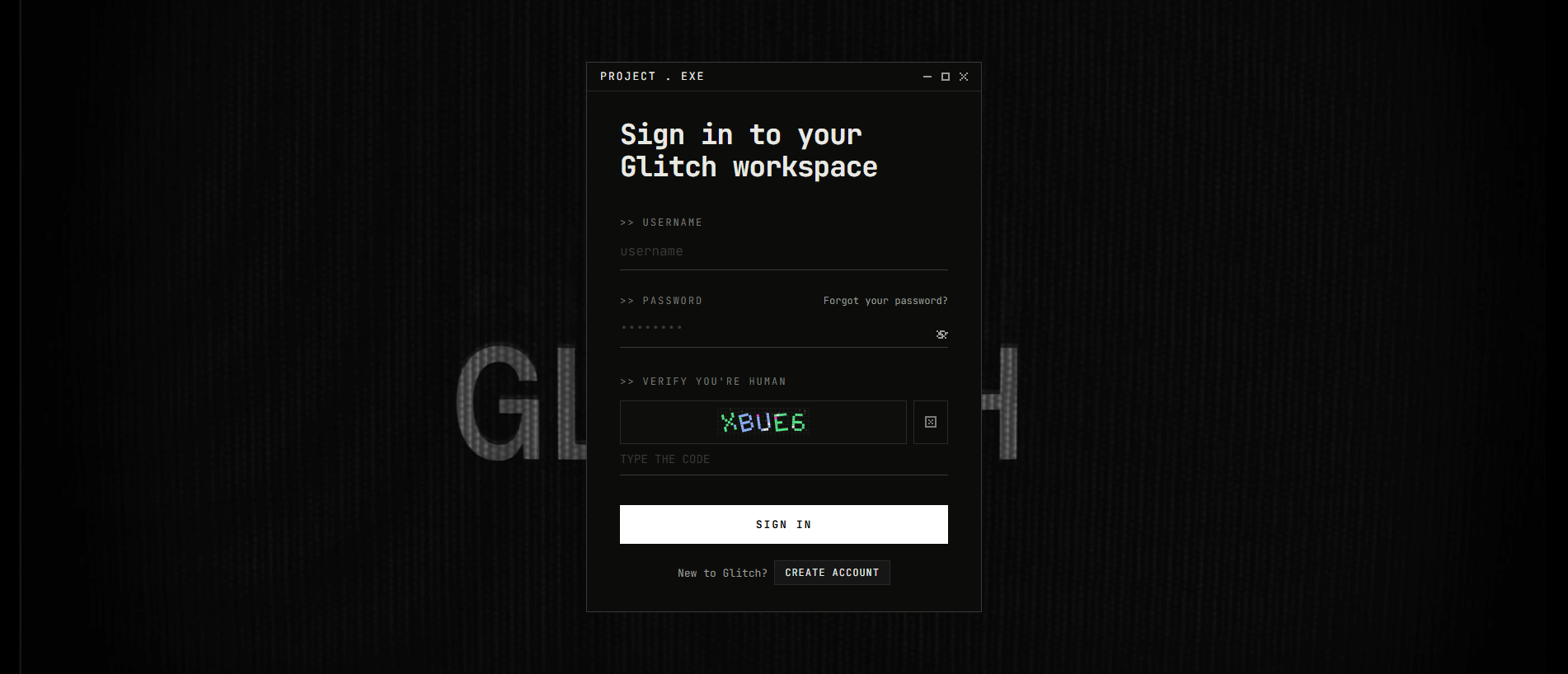 Screenshot of evilglitch.app