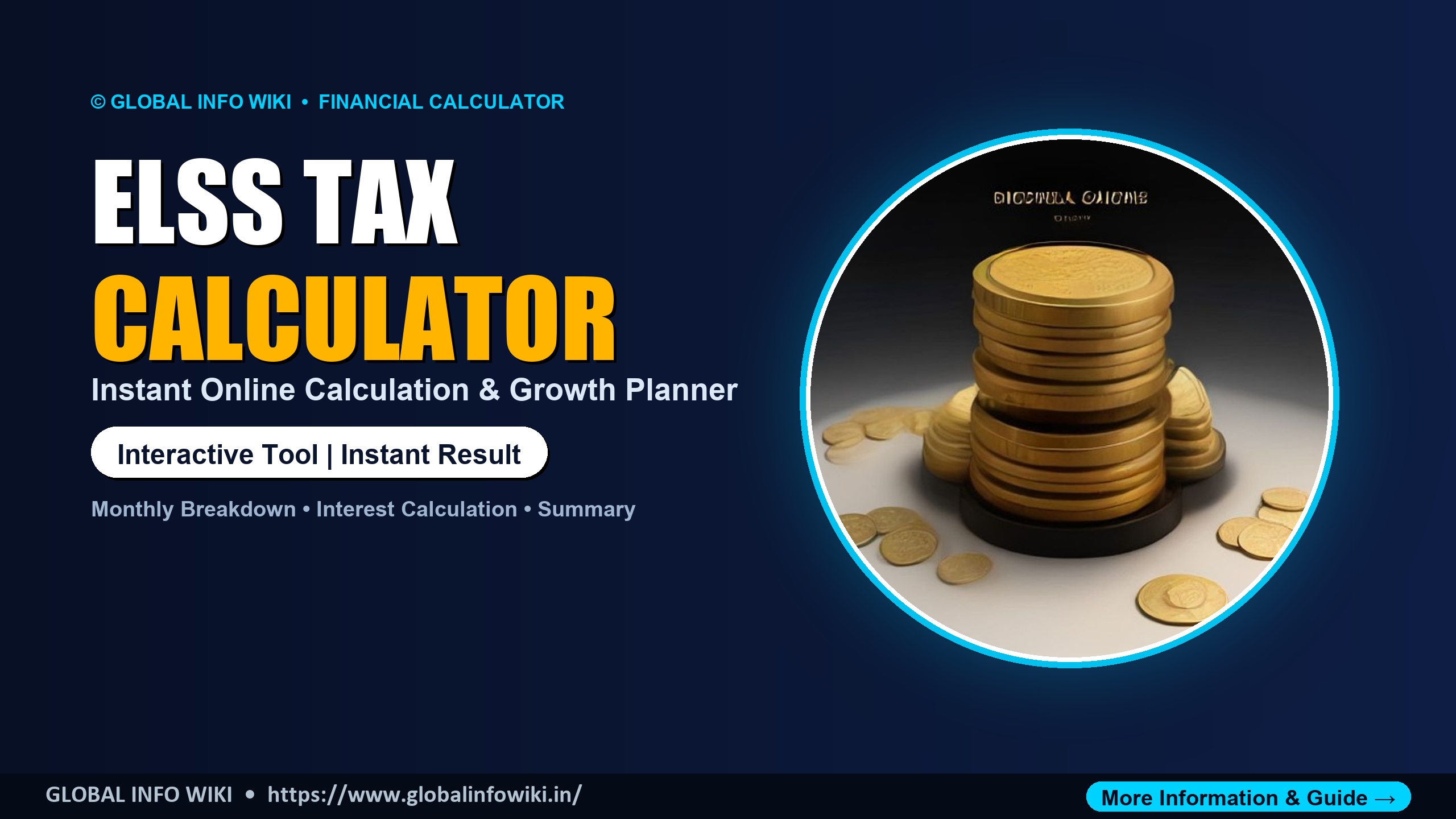 ELSS Tax Saving Calculator — Calculate Section 80C Tax Savings & 3-Year Lock-in Returns ELSS Tax Saving Calculator — Calculate Section 80C Tax Savings & 3-Year Lock-in Returns