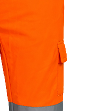 Cargo and zipped utility pocket detail