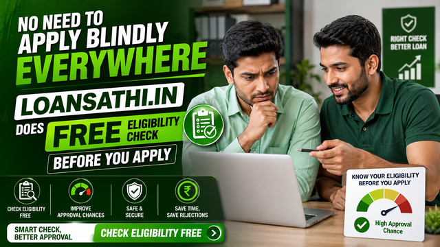No Need to Apply Blindly Everywhere: Loansathi.in Checks Your Eligibility Across 150+ Banks & NBFCs Before You Apply