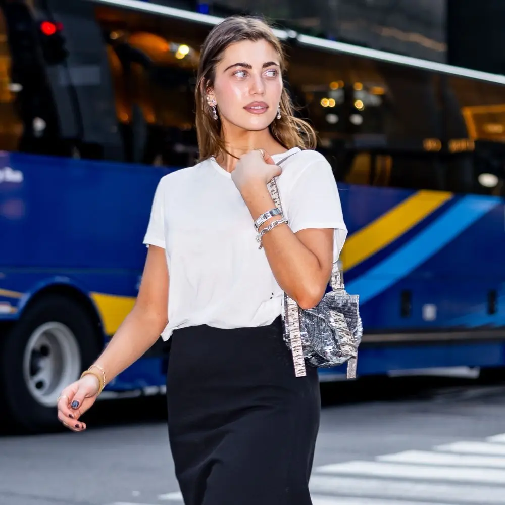 Sheer Socks Take Centre Stage with Heels in New York