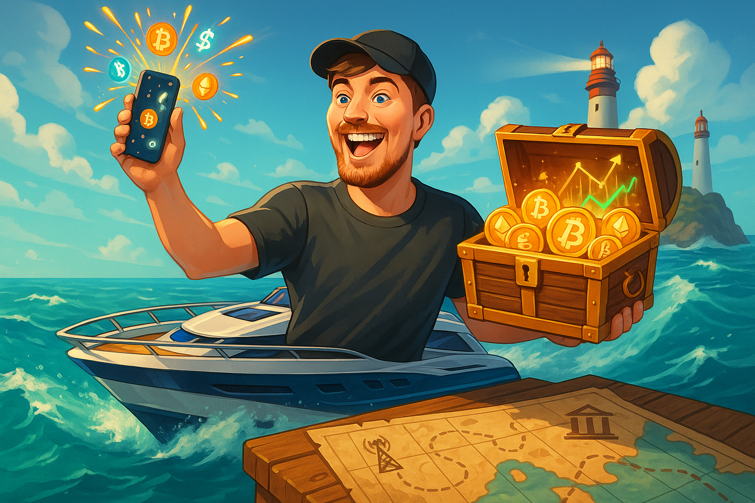 MrBeast announcing expansion into financial services and mobile telecom ventures