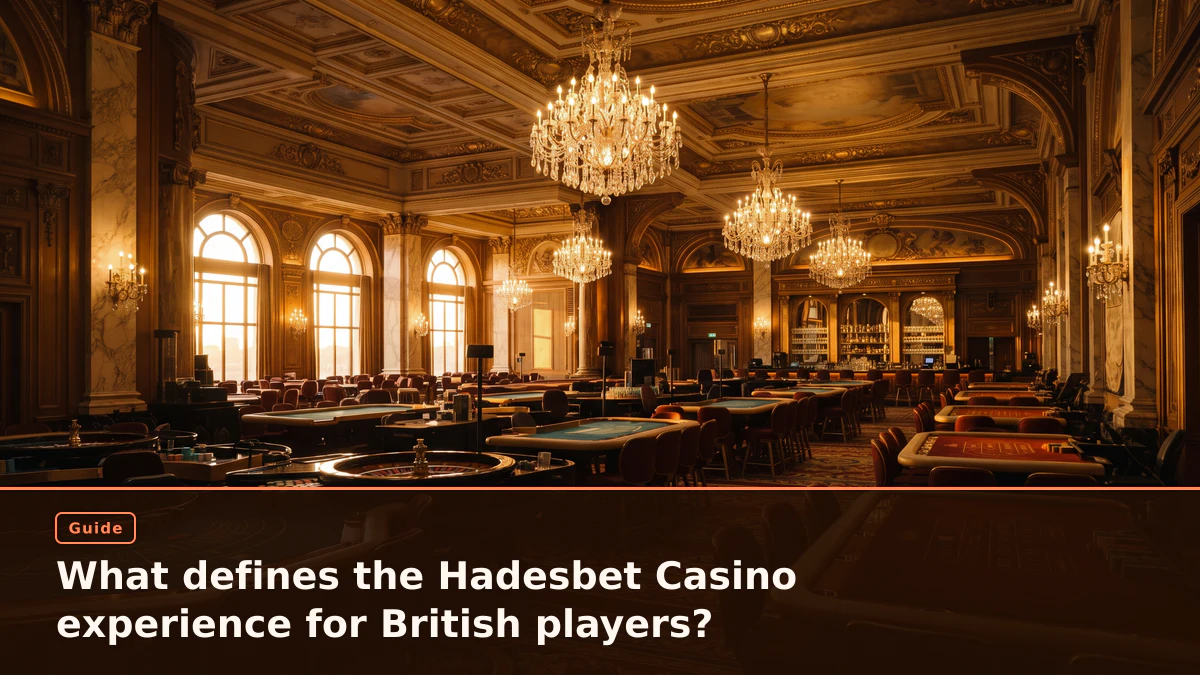 What defines the Hadesbet Casino experience for British players?