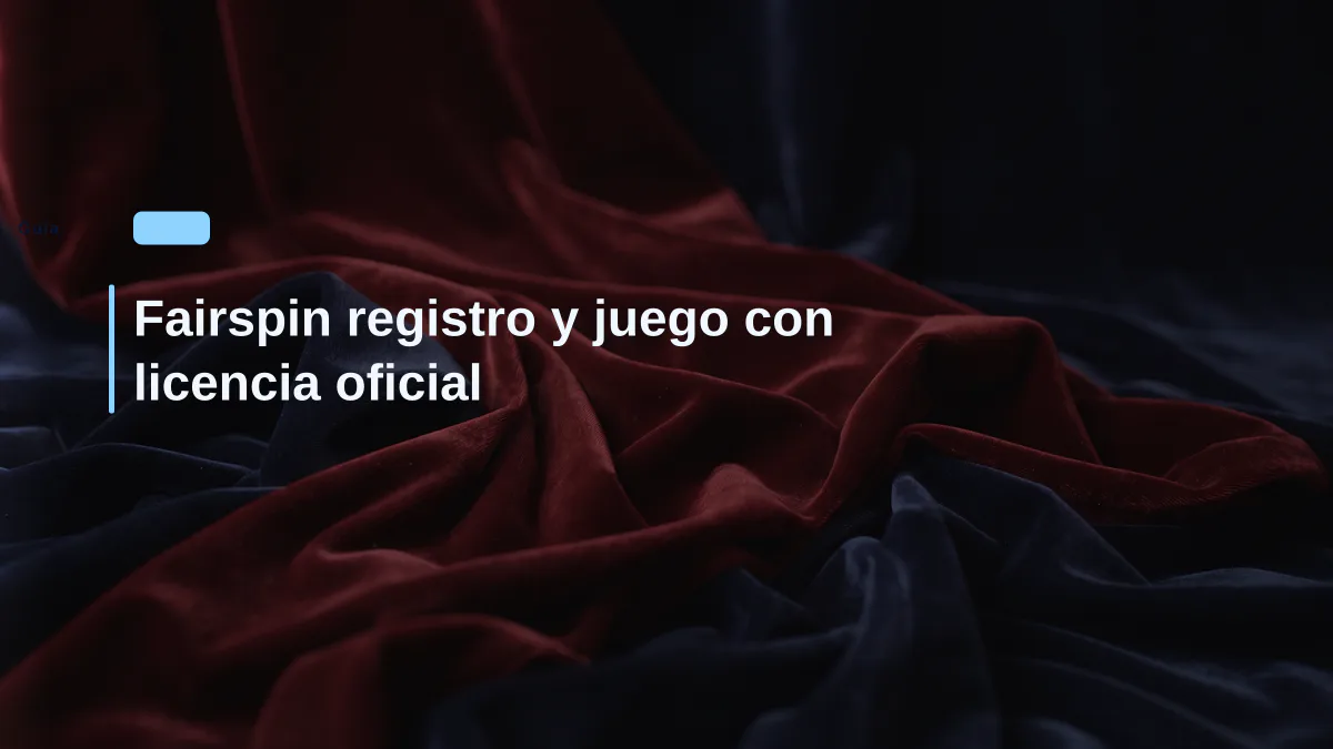 Fairspin registro y juego con licencia oficial