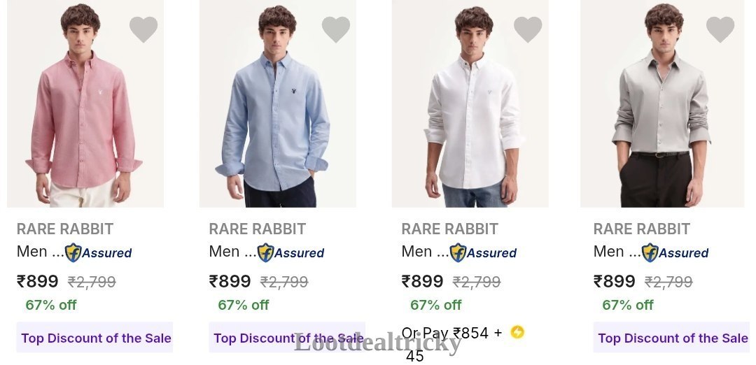 Grab Rare Rabbit – Mind-Blowing Saving @ ₹899 Grab Rare Rabbit – Mind-Blowing Saving @ ₹899