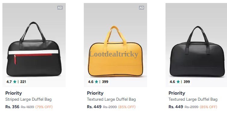 Priority Duffel Bags | Loot Lo