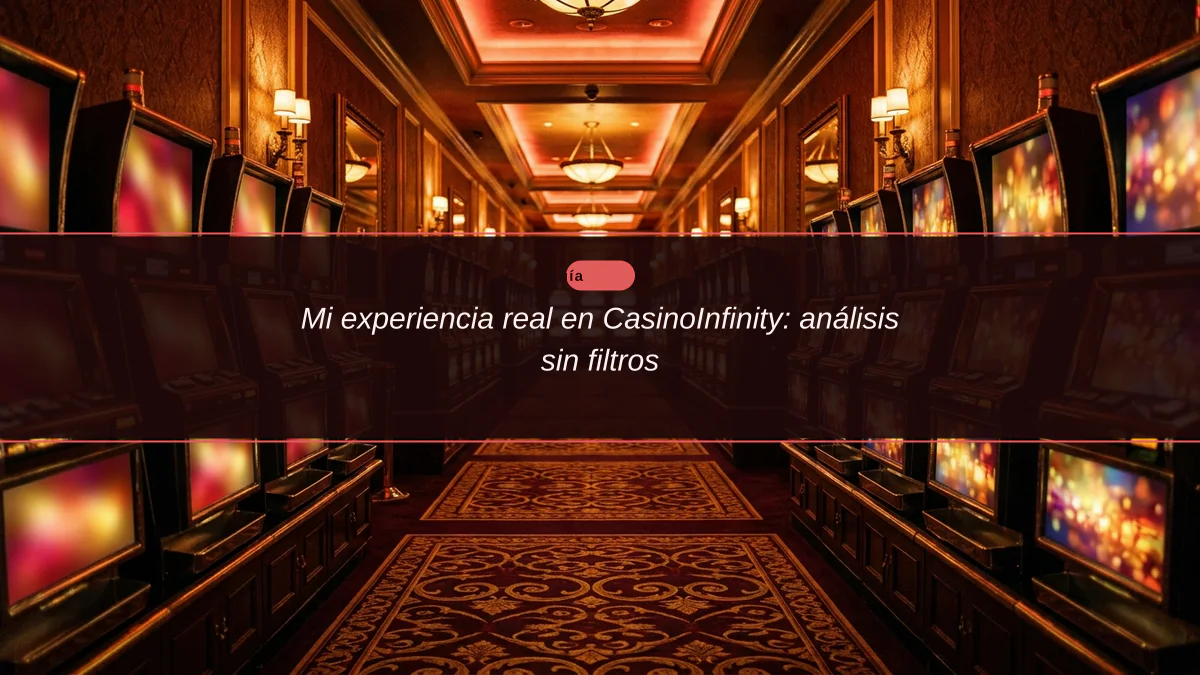 Mi experiencia real en CasinoInfinity: análisis sin filtros