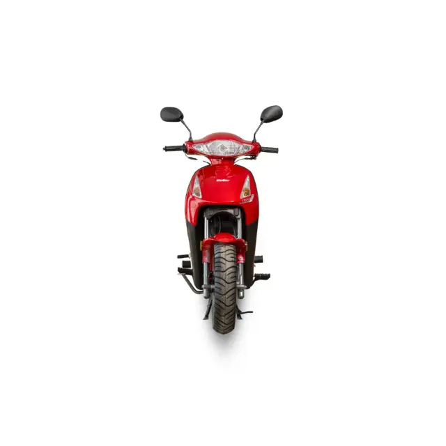 Moto Keller Crono Tunning 125 Rojo de perfil