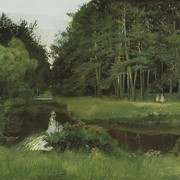 Сумерки в старом парке 1897