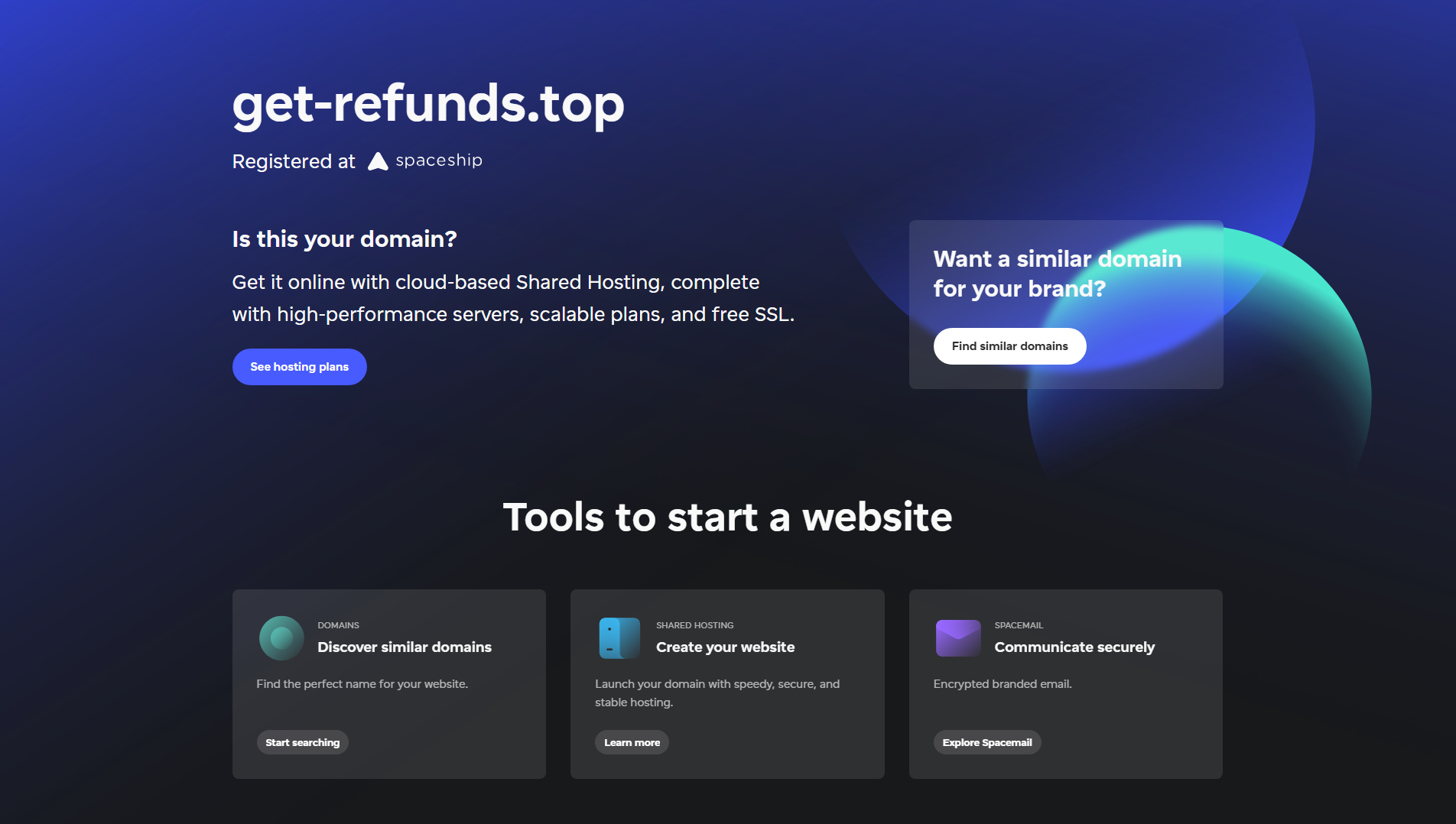 Stored capture of get-refunds.top